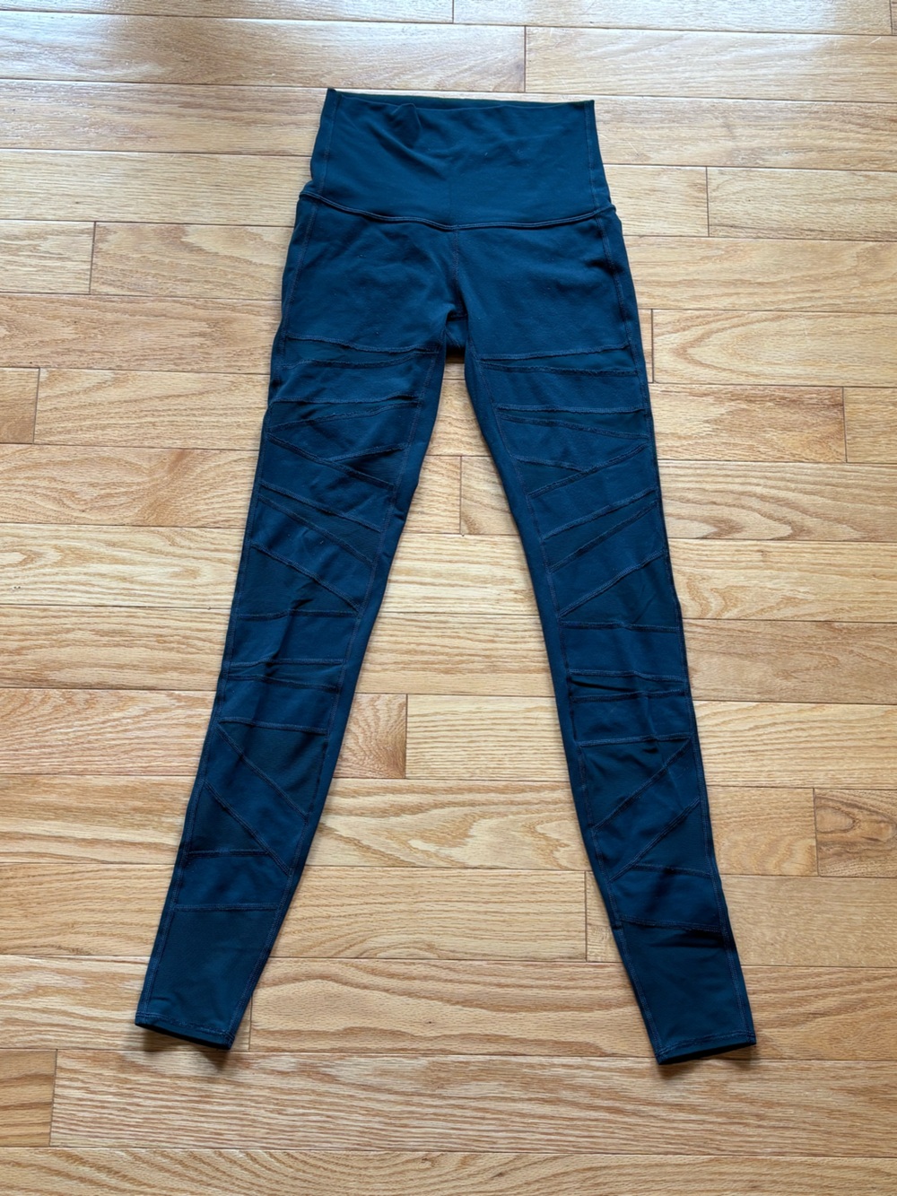 lululemon dark teal athletic leggings size 4